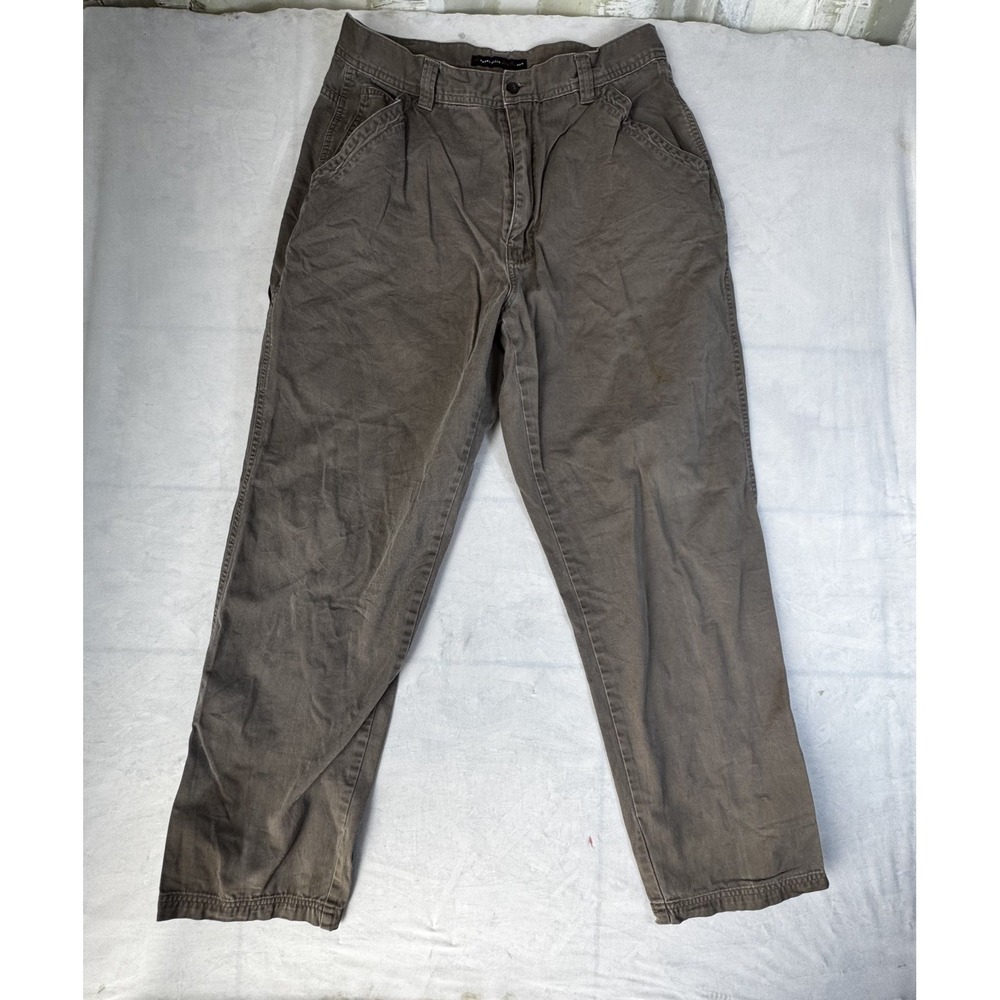 Vintage Cappellini Mens Straight Leg Pants Brown Outdoor Workwear‎ Size 34x32